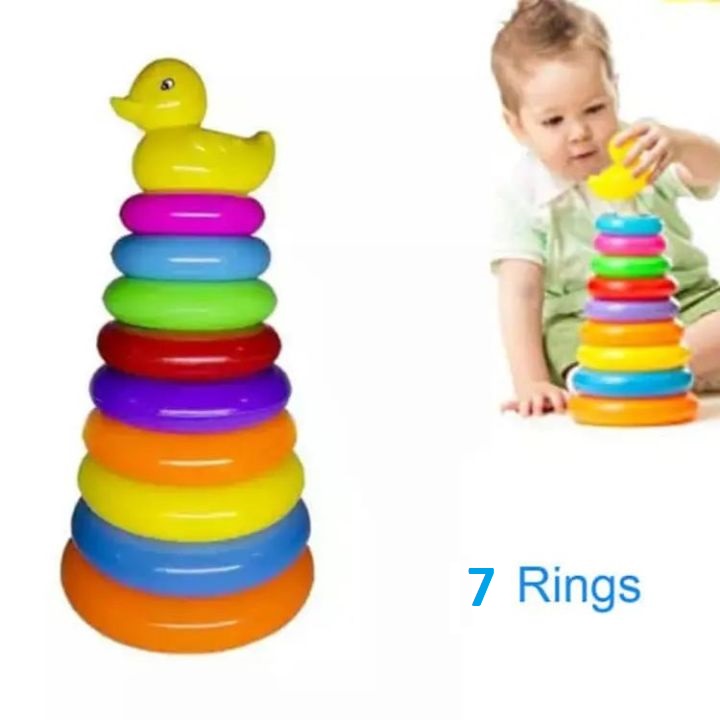 Multicolor Round Pyramid Toy